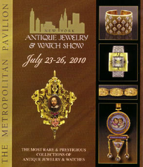 New York Antique Jewelry Show featuring Joden Jewelry on teh cover