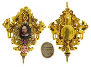 Shakespeare Masterpiece Renaissance Revival Pendant