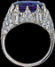 Platinum with Burma Sapphire