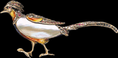 Gem Set Bird Brooch