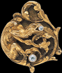 Carved Griffin Pendant
