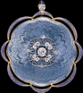 Ladies Pin Watch Enamel Diamonds