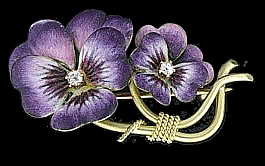 Pansy Brooch