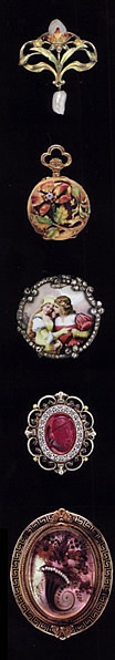 Selection of antique pins
